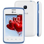 Ficha técnica e caractérísticas do produto Smartphone LG L20 D100 Branco/Azul Single Chip com Tela 3”, Android 4.4, Câmera 2MP, 3G, Wi-Fi, Bluetooth e Processador Dual Core 1 GHz - Oi