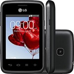 Ficha técnica e caractérísticas do produto Smartphone LG L20 D100 Desbloqueado Vivo Android 4.4 Tela 3" 4GB 3G Wi-Fi Câmera 2MP - Preto e Grafite