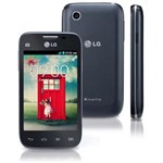 Ficha técnica e caractérísticas do produto Smartphone LG L40 Dual D175 Preto com Tela de 3,5”, Dual Chip, Tv Digital, Android 4.4, Câmera 3MP, 3G, Wi-Fi, Rádio FM e Bluetooth