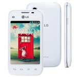 Ficha técnica e caractérísticas do produto Smartphone LG L35 Dual TV D157 Branco com Tela de 3,2”, Dual Chip, TV Digital, Android 4.4, Câmera 3MP e Processador Dual Core de 1.2 Ghz