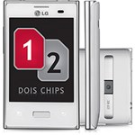Smartphone LG Optimus L3 E405 Desbloqueado Tim, Branco, Dual Chip - Android 2.3, Processador 600 Mhz, Tela 3.2", Câmera ...