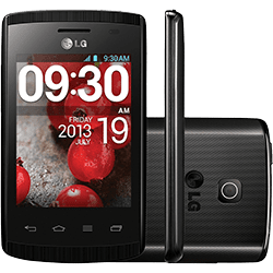 Ficha técnica e caractérísticas do produto Smartphone LG OpTimus L1 II Desbloqueado Android 4.1 Tela 3" 4GB 3G Wi-Fi Câmera 2MP - Preto