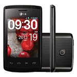 Ficha técnica e caractérísticas do produto Smartphone LG Optimus L1 II E410 Desbloqueado Claro Preto Android 4.1, 3G, Câmera 2MP, Memória Interna 4GB, GPS
