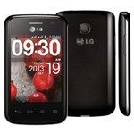 Ficha técnica e caractérísticas do produto Smartphone LG Optimus L1 II Tri E475 Preto com Trial Chip, Tela de 3.0”, Android 4.1, Câmera 2MP, 3G, Wi-Fi, FM, MP3 e Bluetooth