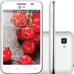 Smartphone LG OpTimus L4 II Dual TV Desbloqueado Tim Android 4.1 Tela 3.8" 4GB 3G Wi-Fi Câmera 3MP - Branco