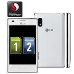 Ficha técnica e caractérísticas do produto Smartphone LG Optimus L5 Branco E615 com Dual Chip, Tela de 4”, Android 4.0, Câmera 5MP, 3G, Wi-Fi, AGPS, Bluetooth, FM, MP3 e Fone - Oi
