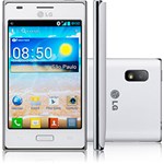 Smartphone LG Optimus L5 E612 Desbloqueado TIM Branco - Android 4.0 Processador 800Mhz Touchscreen 4" Câmera 5.0 MP 3G W...