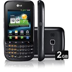 Smartphone LG Optimus Pro C660, Desbloqueado TIM - Android 2.3, Tecnologia 3G, Wi-Fi, Câmera 3.2 MP TouchScreen, Teclado Qwerty, GPS, Filmadora, MP3 Player, Rádio FM, Bluetooth, Fone, Cabo de Dados e Cartão de Memória 2GB