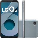 Smartphone LG Q6 Dual Chip Android 7.0 Tela 5.5" Full Hd+ Octacore 32GB 4G Câmera 13MP - Platinum