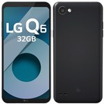 Ficha técnica e caractérísticas do produto Smartphone LG Q6 Dual Chip Android 7.0 Tela 5.5 Full Hd Octacore 32GB 4G Câmera 13MP PRETO