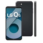 Ficha técnica e caractérísticas do produto Smartphone LG Q6 Preto com 32GB, Tela 5.5”, Android 7.0, 4G, Câmera 13MP, Processador Octa-Core e 3GB de RAM