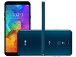 Ficha técnica e caractérísticas do produto Smartphone LG Q7+ 64GB Azul 4G Octa Core 4GB RAM - Tela 5,5” Câm. 16MP + Selfie 5MP Dual Chip