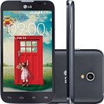 Smartphone LG Tri Chip D340 - L70 Tri Preto Android 4.4 KitKat 3G Câmera 8MP Memória Interna 4GB