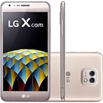 Ficha técnica e caractérísticas do produto Smartphone LG X Cam Dual Chip Android 6.0 Marshmallow Tela 5.2" 16GB 4G Câmera 13MP - Dourado