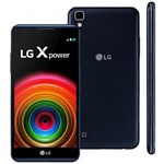 Ficha técnica e caractérísticas do produto Smartphone LG X Power Indigo Android 6.0 Tela de 5.3 Câmera 13MP 16GB Processador Quad Core de 1.3 GHz