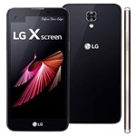 Ficha técnica e caractérísticas do produto Smartphone LG X Screen Preto com 16GB, Tela de 4.9" + 0,23", Android 6.0, 4G, Câmera 13MP e Processador Quad Core de 1.2 GHz
