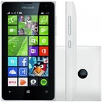 Ficha técnica e caractérísticas do produto Smartphone Lumia 435 Dual Chip Branco DTV Tela 4", 3G+WiFi, Windows Phone 8.1, Câmera 2MP, Memória 8GB – Microsoft
