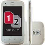 Smartphone MEU AN200 Desbloqueado Dual Chip Branco/Cinza - Android 2.3, Câmera de 3MP, Wi-fi, Bluetooth, MP3, Rádio FM