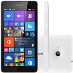 Smartphone Microsoft Lumia 535 Dual Chip Desbloqueado Windows Phone 8.1 Tela 5" 8GB 3G Wi-Fi Branco