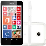 Smartphone Microsoft Nokia Lumia 635 Desbloqueado Claro Windows 8.1 Tela 4.5" 8GB 4G 5MP - Branco