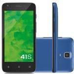 Ficha técnica e caractérísticas do produto Smartphone Mirage 41S 3G QuadCore 1GB RAM Dual Câmera 5MP+3MP Tela 4,5" Dual Chip Android 5.1 Preto/Azul P9027