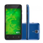 Smartphone Mirage 41S 3G Quadcore 1Gb Ram Dual Câmera 5Mp+3Mp Tela 4,5 Pol. Dual Chip Android 5.1 Preto/Azul - P9027