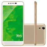 Ficha técnica e caractérísticas do produto Smartphone Mirage 71S Dual Chip 3G RAM 1GB Quad Core Tela 5.5 Dual Camera 8MP+5MP Android 5.1 Dourado - 1002