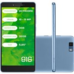 Ficha técnica e caractérísticas do produto Smartphone Mirage 91S Dual Chip Android 6.0 Tela 5,8" Octa-Core 32GB 4G Câmera 16MP - Azul