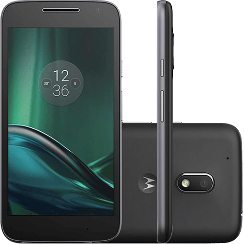 Smartphone Moto G 4 Play Dual Chip Android 6.0 Tela 5'' 16GB Câmera 8MP - Preto