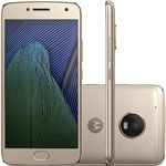 Ficha técnica e caractérísticas do produto Smartphone Moto G 5 Plus Dual Chip Android 7.0 Tela 5.2" 32GB 4G Câmera 12MP - Ouro - Motorola