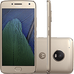 Ficha técnica e caractérísticas do produto Smartphone Moto G 5 Plus Dual Chip Android 7.0 Tela 5.2" 32GB 4G Câmera 12MP - Ouro