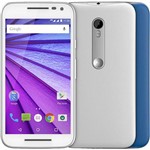 Ficha técnica e caractérísticas do produto Smartphone Moto G™ (3ª Geração) Colors Xt1543 Branco com 16gb, Tela de 5``, Dual Chip, Android 5.1,