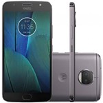 Ficha técnica e caractérísticas do produto Smartphone Moto G5S Plus XT1805 Motorola Dual SIM 32GB Tela 5.5" Dupla Camera Traseira 13MP/8MP- Gra