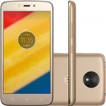 Ficha técnica e caractérísticas do produto Smartphone Motorola Moto C Plus Dtv 5" 8Mp Dual 8Gb - Ouro