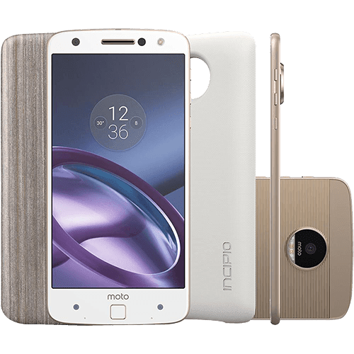 Ficha técnica e caractérísticas do produto Smartphone Moto Z Power Edition Dual Chip Android 6.0 Tela 5.5" 64GB Câmera 13MP - Branco