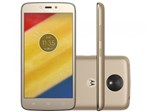 Smartphone Motorola Moto C Plus 8GB Ouro - Dual Chip 4G Câm. 8MP Tela 5” HD Proc. Quad Core
