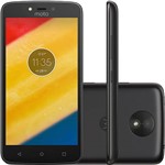 Smartphone Motorola Moto C Plus Dual Chip Android 7.0 Nougat Tela 5" Quad-Core 1.3GHz 8GB 4G Câmera 8MP - Preto