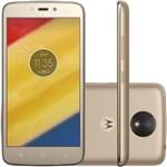 Ficha técnica e caractérísticas do produto Smartphone Motorola Moto C Plus XT1726 16GB, Dual Chip, 4G, Android 7.0, Câm 8MP, Tela 5'', Wi - Fi Dourado
