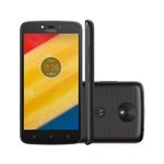 Ficha técnica e caractérísticas do produto Smartphone Motorola Moto C PLUS XT1726 Tela 5, 16GB, Android 7.0, Dual CHIP, Camera 8MP - Preto