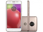 Smartphone Motorola Moto E4 16GB Ouro Rosê - Dual Chip 4G Câm. 8MP + Selfie 5MP Tela 5” HD