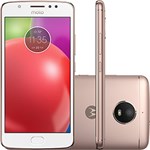 Ficha técnica e caractérísticas do produto Smartphone Motorola Moto E4 Dual Chip Android 7.1 Nougat Tela 5" Quad-Core 1.3GHz 16GB 4G Câmera 8MP - Ouro Rose