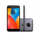 Smartphone / Motorola / Moto E4 Plus XT-1773 / Tela de 5.5" / Dual Sim / 16GB - Cinza