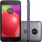 Ficha técnica e caractérísticas do produto Smartphone Motorola Moto E4 XT1762 Dual SIM 16GB Tela HD 5.0" 8MP/5MP Flash Frontal Sensor de Impressão Digital- Cinza