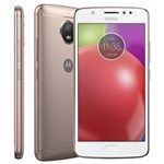 Ficha técnica e caractérísticas do produto Smartphone Motorola Moto E4 XT1763 Ouro Rose com 16GB, Tela 5'', Dual Chip, Android 7.1, 4G, Câmera 8MP, Processador Quad-Core e 2GB de RAM