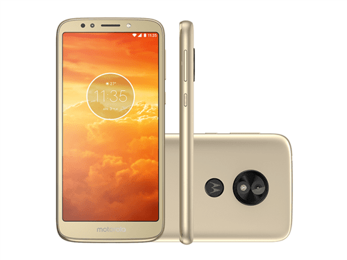 Ficha técnica e caractérísticas do produto Smartphone Motorola Moto E5 Play Xt1920 Dourado