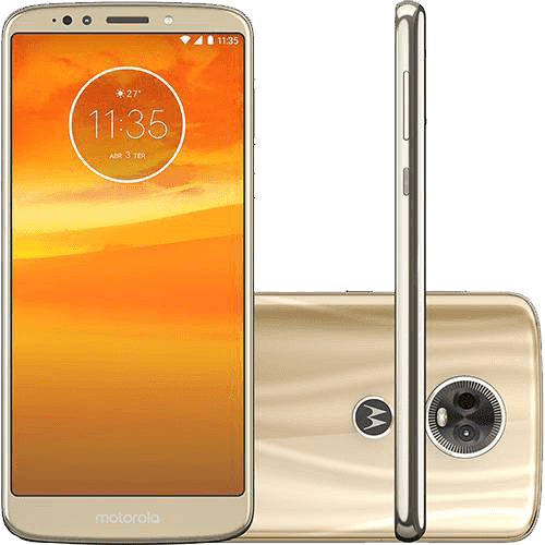 Ficha técnica e caractérísticas do produto Smartphone Motorola Moto E5 Plus Dual Chip Android Oreo - 8.0 Tela 6" Quad-Core 1.4 GHz 16GB 4G Câmera 12MP - Ouro