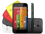 Ficha técnica e caractérísticas do produto Smartphone Motorola Moto G 16GB Dual Chip 3G - Câm. 5MP Tela 4.5” Proc. Quad Core com 4 Capas