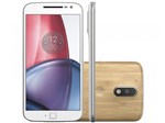 Smartphone Motorola Moto G 4ª Geração Plus Bamboo - 32GB Branco Dual Chip 4G Câm 16MP + Selfie 5MP