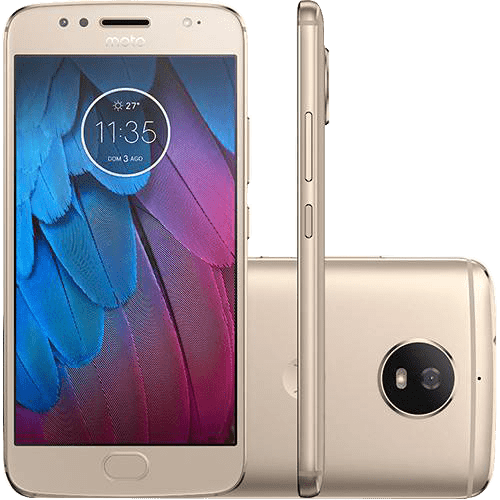 Ficha técnica e caractérísticas do produto Smartphone Motorola Moto G 5S Dual Chip Android 7.1.1 Nougat Tela 5.2" Snapdragon 430 32GB 4G Câmera 16MP - Dourado