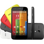 Ficha técnica e caractérísticas do produto Smartphone Motorola Moto G Colors Edition Dual Chip Desbloqueado Android 4.3 Tela 4.5" 16GB 3G Wi-Fi Câmera 5MP GPS - Preto